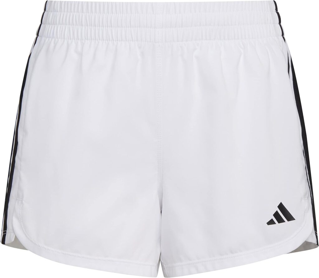 adidas Girls Big Aeroready 3-Stripes Woven Pacer Color Shorts