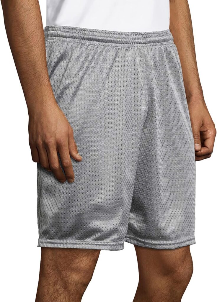 Hanes Sport Mens Mesh Pocket Shorts, Men’s Performance Gear Shorts, Men’s Athletic Shorts, 9 Inseam