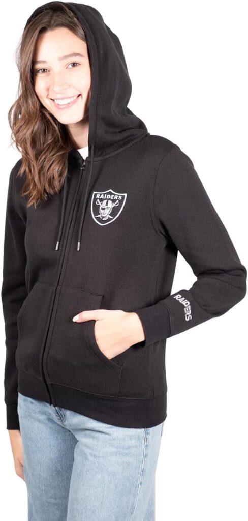 Ultra Game Womens Full Zip Marl Knit Hoodie Sweatshirt Jacket