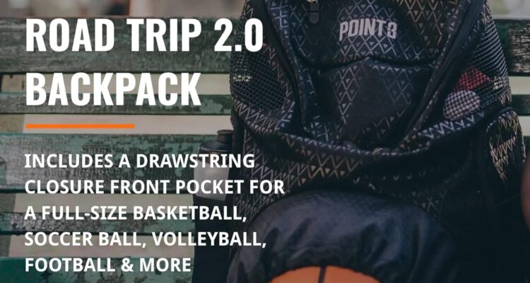 point3 atlanta hawks point3 road trip 20 basketball backpack red 1